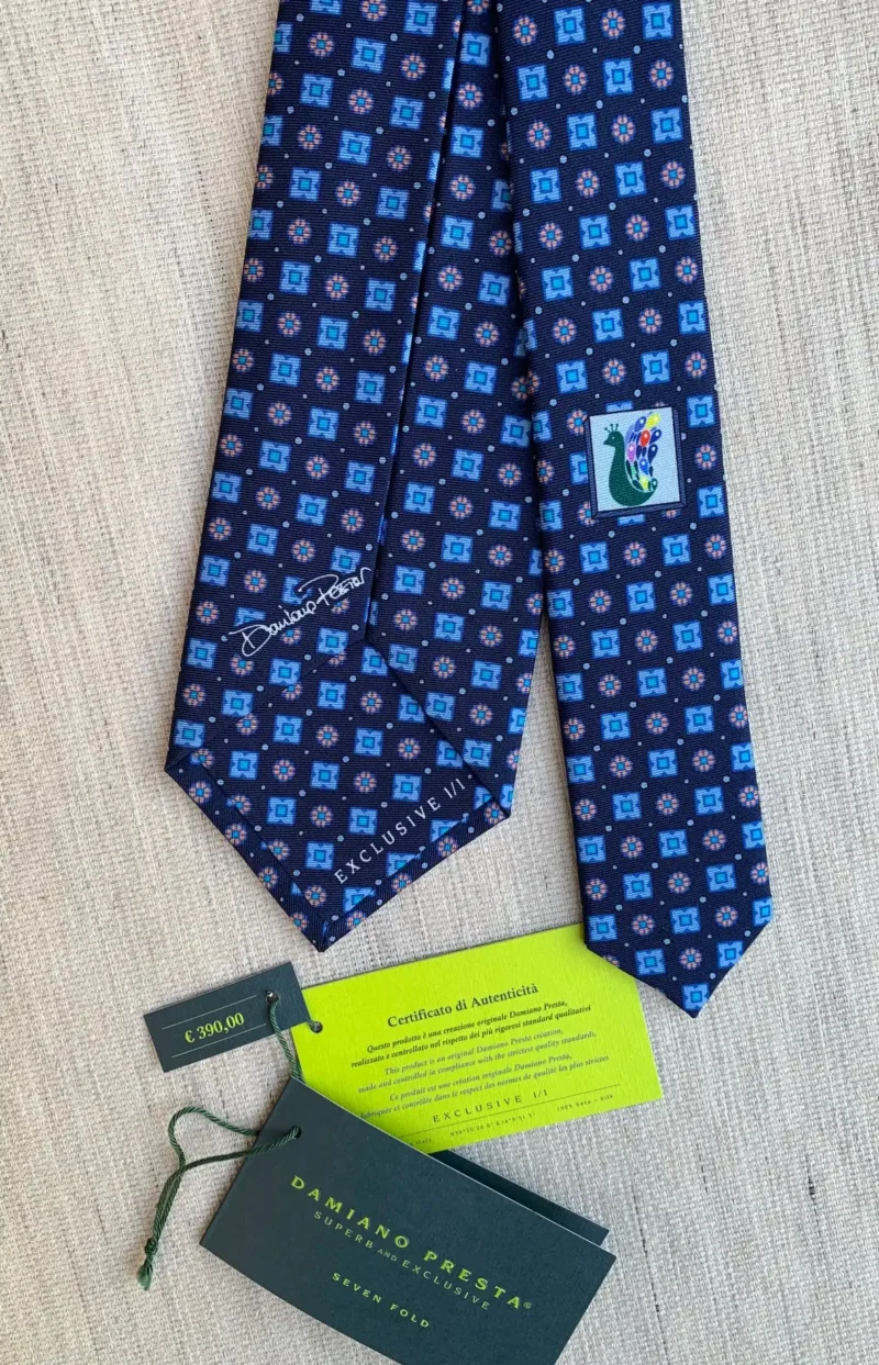 Cravatta 7 Pieghe Superb & Exclusive – Dis. 25 - immagine 2
